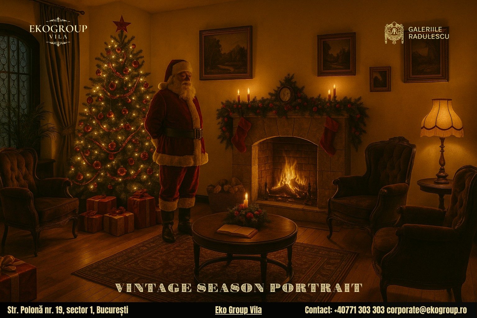 Legenda lui Moș Crăciun și magia Crăciunului anilor ’30 la Eko Group Vila